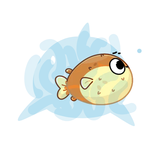 👋 Стикер «Puffer Fish» для Telegram