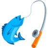 Стикер 15 Fish Reaction