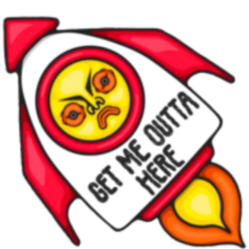 🤣 Стикер «Fistfulofworms» для Telegram