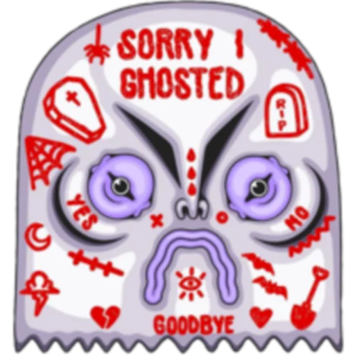 👻 Стикер «Fistfulofworms» для Telegram