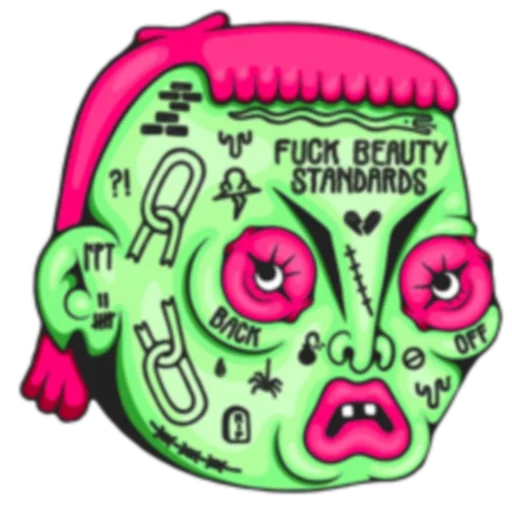 🖕 Стикер «Fistfulofworms» для Telegram