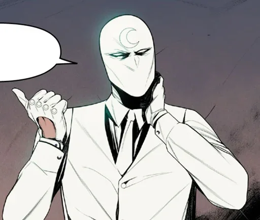 🌗 Стикер «Moon Knight» для Telegram