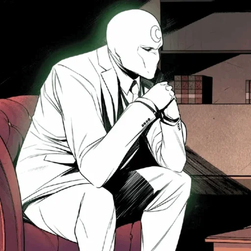 🌗 Стикер «Moon Knight» для Telegram