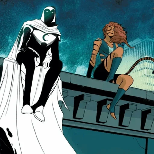 🌗 Стикер «Moon Knight» для Telegram