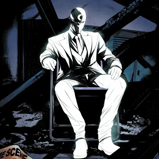 🌗 Стикер «Moon Knight» для Telegram