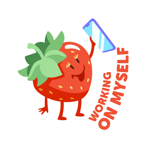 😑 Стикер «Fit Sweetness» для Telegram