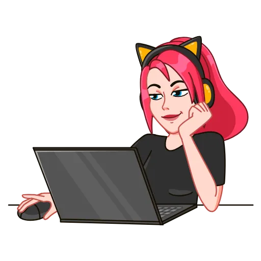 💻 Стикер «FIVE. Лети в топ!» для Telegram