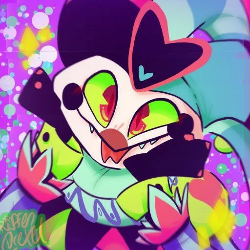 🥺 Стикер «Helluva Boss Fizza Rolli» для Telegram