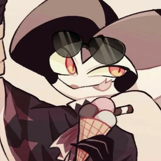 🍨 Стикер «Helluva Boss Fizza Rolli» для Telegram