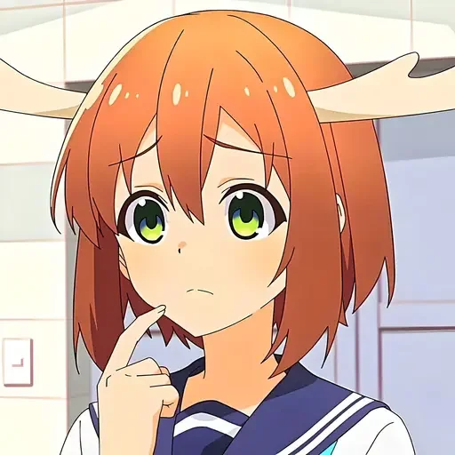 😕 Стикер «Shikanoko Nokonoko Koshitantan» для Telegram
