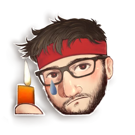 🕯 Стикер «Flackjk chort» для Telegram