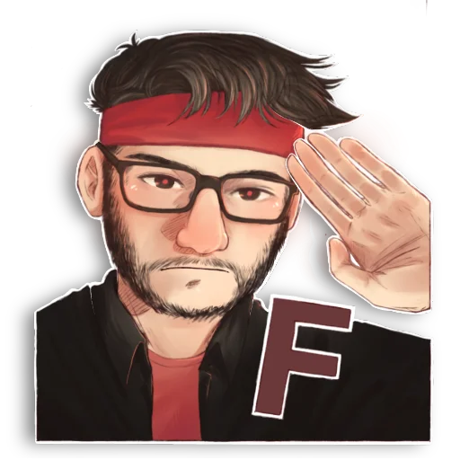 😢 Стикер «Flackjk chort» для Telegram