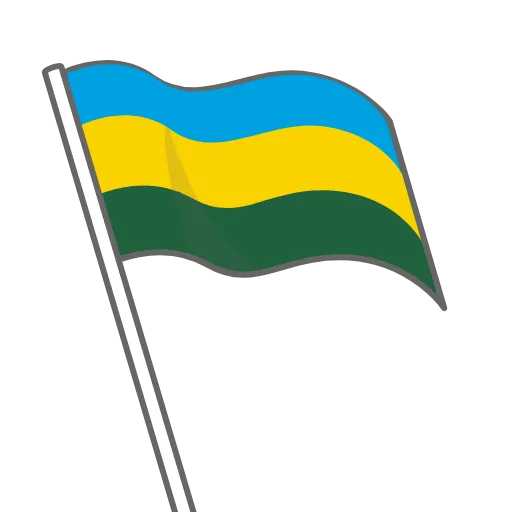 🇷🇼 Стикер «Флаги» для Telegram
