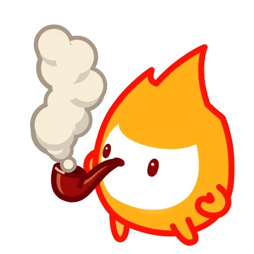 🤔 Стикер «Little Flame» для Telegram