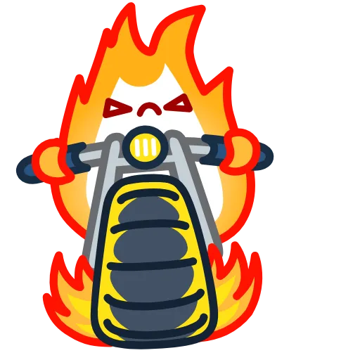 😡 Стикер «Little Flame» для Telegram