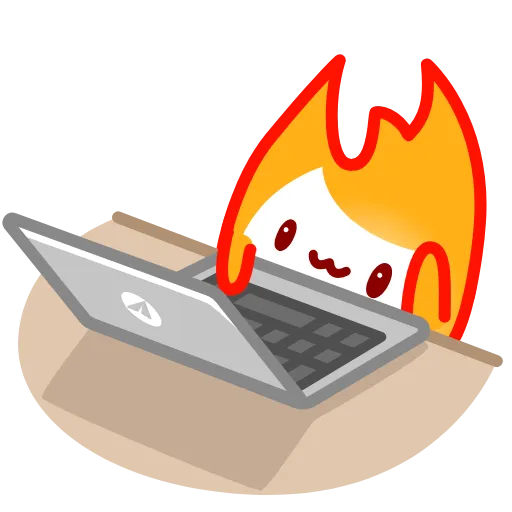 💻 Стикер «Little Flame» для Telegram