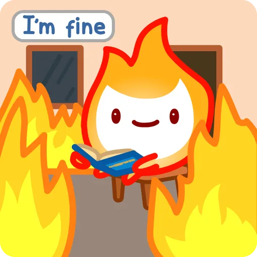 😬 Стикер «Little Flame» для Telegram