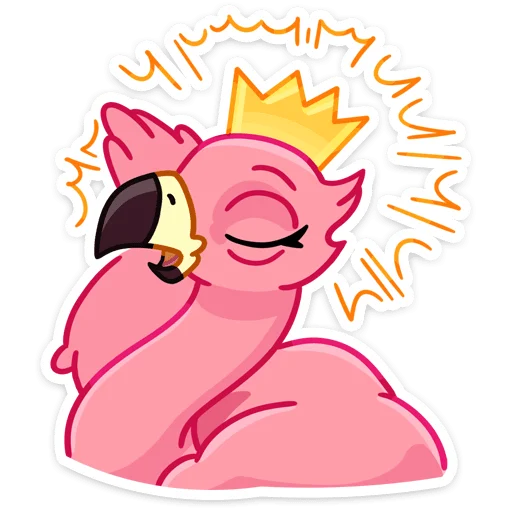 👸 Стикер «Фламина» для Telegram