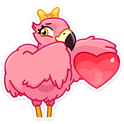❤️ Стикер «Фламина» для Telegram