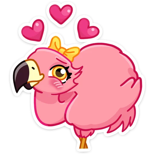 🥰 Стикер «Фламина» для Telegram