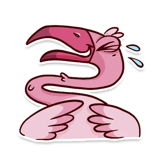 🤣 Стикер «Flamingo» для Telegram