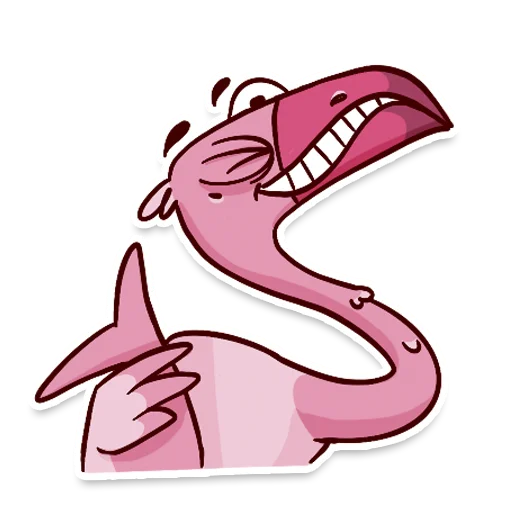 😉 Стикер «Flamingo» для Telegram