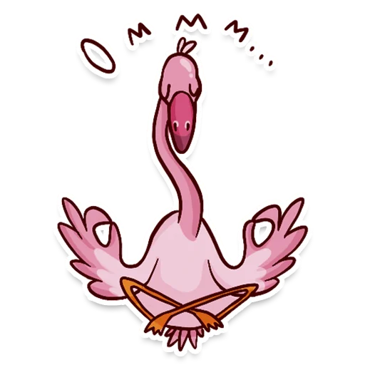 🦩 Стикер «Flamingo» для Telegram