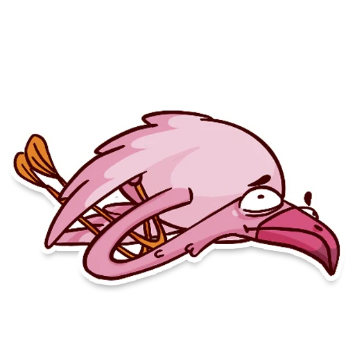 😭 Стикер «Flamingo» для Telegram