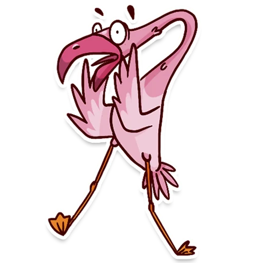 🦩 Стикер «Flamingo» для Telegram