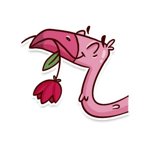 🦩 Стикер «Flamingo» для Telegram