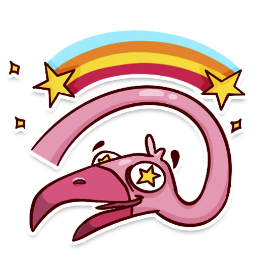 🦩 Стикер «Flamingo» для Telegram