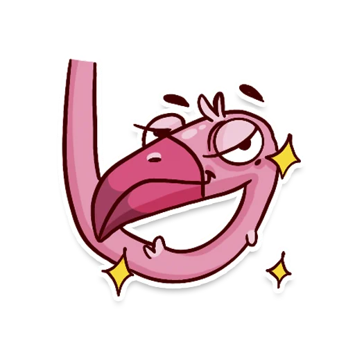 🤩 Стикер «Flamingo» для Telegram