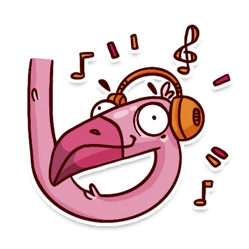 🦩 Стикер «Flamingo» для Telegram