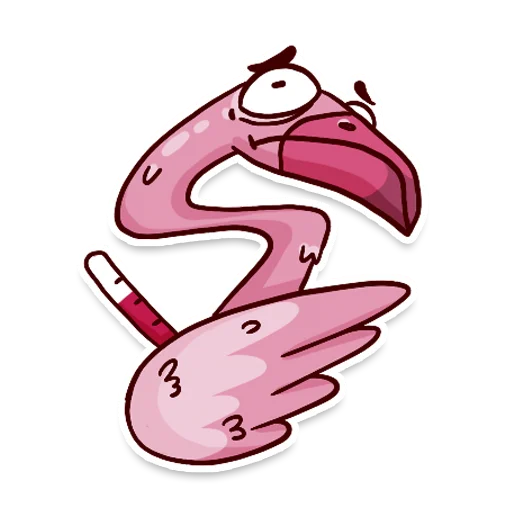 🌡 Стикер «Flamingo» для Telegram