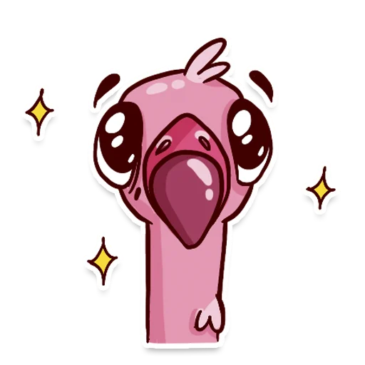 🦩 Стикер «Flamingo» для Telegram