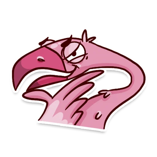 😈 Стикер «Flamingo» для Telegram