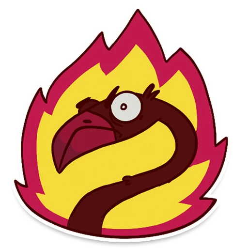 🤬 Стикер «Flamingo» для Telegram