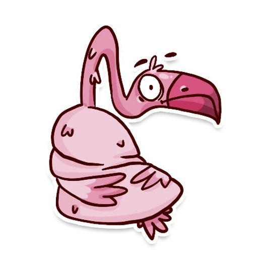 😐 Стикер «Flamingo» для Telegram
