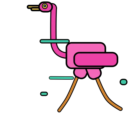 😗 Стикер «Flamingo» для Telegram