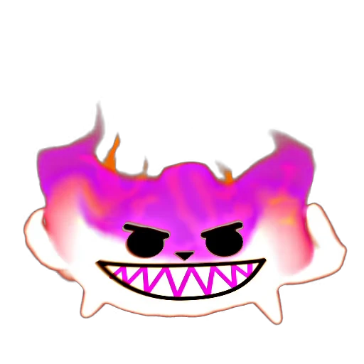 😈 Стикер «Flamy Cat» для Telegram