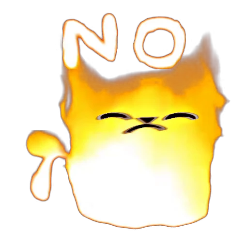 👎 Стикер «Flamy Cat» для Telegram