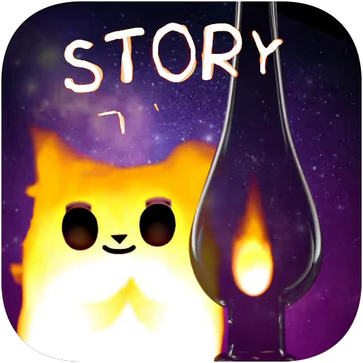 🙂 Стикер «Flamy Cat» для Telegram