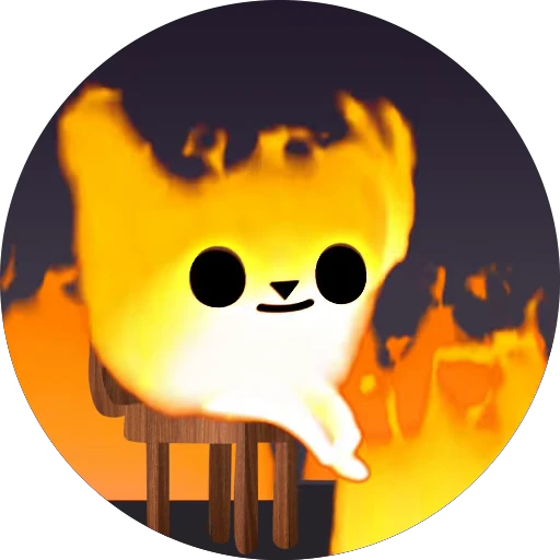 👌 Стикер «Flamy Cat» для Telegram