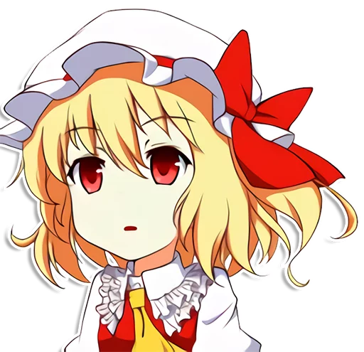 😕 Стикер «the most kawaii stickers in the world (Flandre)» для Telegram