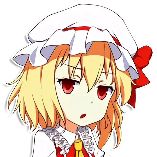 😒 Стикер «the most kawaii stickers in the world (Flandre)» для Telegram