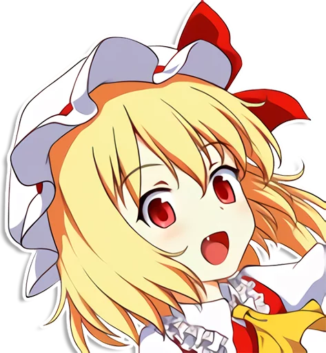 😃 Стикер «the most kawaii stickers in the world (Flandre)» для Telegram