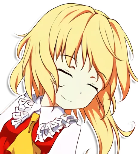 😌 Стикер «the most kawaii stickers in the world (Flandre)» для Telegram