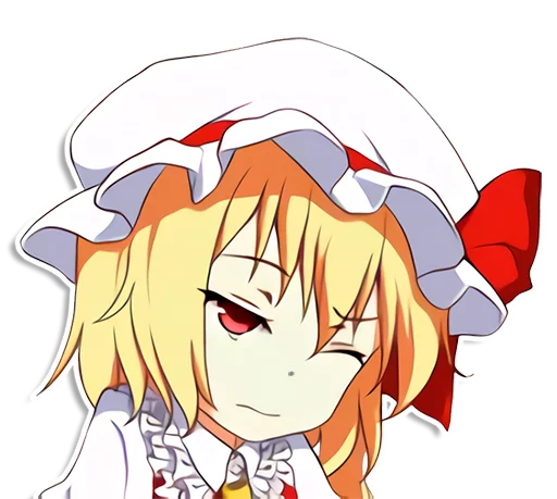 😲 Стикер «the most kawaii stickers in the world (Flandre)» для Telegram