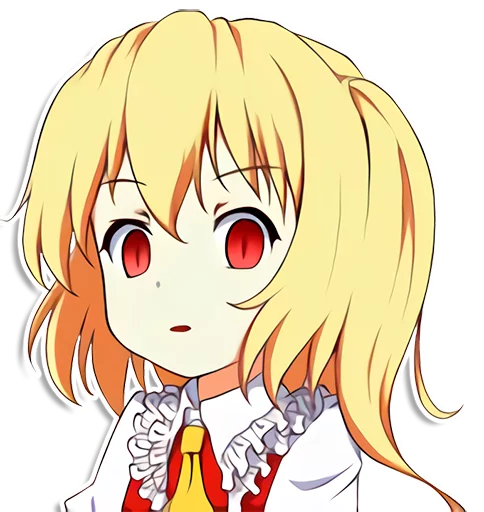 😯 Стикер «the most kawaii stickers in the world (Flandre)» для Telegram