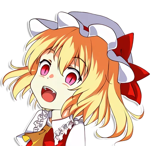 😃 Стикер «the most kawaii stickers in the world (Flandre)» для Telegram